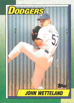 #631 John Wetteland - Los Angeles Dodgers - 1990 O-Pee-Chee Baseball