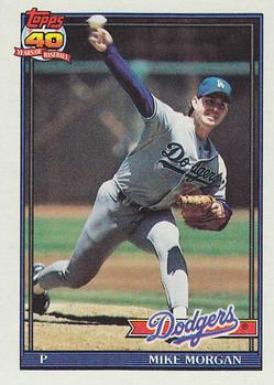 #631 Mike Morgan - Los Angeles Dodgers - 1991 Topps Baseball