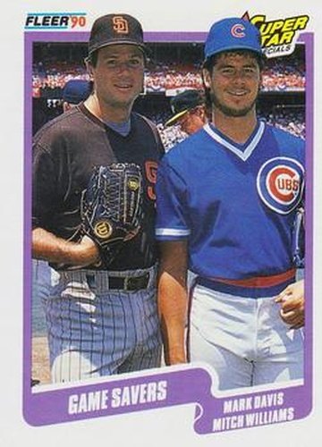 #631 Mark Davis / Mitch Williams - San Diego Padres / Chicago Cubs - 1990 Fleer USA Baseball