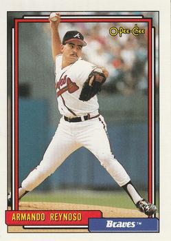 #631 Armando Reynoso - Atlanta Braves - 1992 O-Pee-Chee Baseball