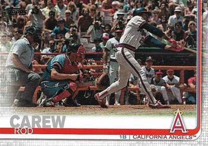 #631b Rod Carew - California Angels - 2019 Topps Baseball