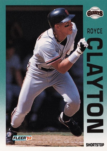#632 Royce Clayton - San Francisco Giants - 1992 Fleer Baseball