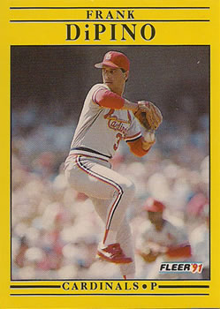 #632 Frank DiPino - St. Louis Cardinals - 1991 Fleer Baseball