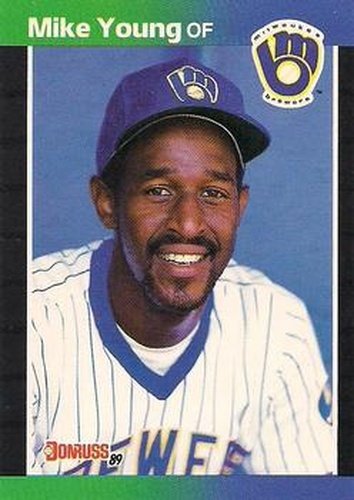 #632 Mike Young - Milwaukee Brewers - 1989 Donruss Baseball