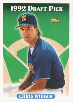 #632 Chris Widger - Seattle Mariners - 1993 Topps Baseball