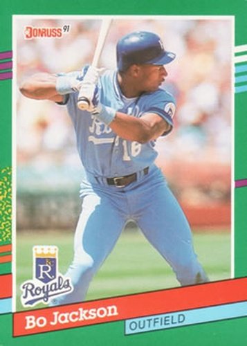 #632 Bo Jackson - Kansas City Royals - 1991 Donruss Baseball