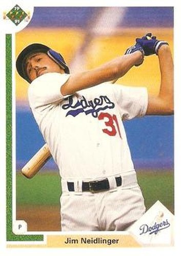 #632 Jim Neidlinger - Los Angeles Dodgers - 1991 Upper Deck Baseball