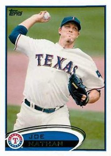 #632 Joe Nathan - Texas Rangers - 2012 Topps Baseball