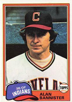 #632 Alan Bannister - Cleveland Indians - 1981 Topps Baseball