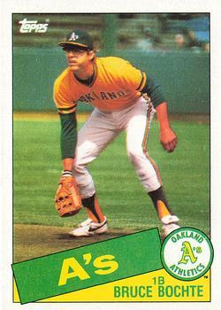 #632 Bruce Bochte - Oakland Athletics - 1985 Topps Baseball