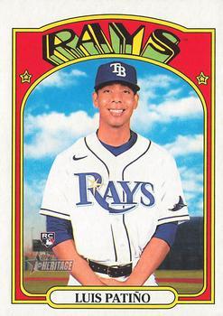 #632 Luis Pati–o - Tampa Bay Rays - 2021 Topps Heritage Baseball