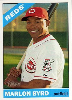 #632 Marlon Byrd - Cincinnati Reds - 2015 Topps Heritage Baseball