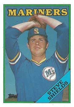 #632 Steve Shields - Seattle Mariners - 1988 Topps Baseball