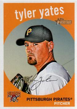 #632 Tyler Yates - Pittsburgh Pirates - 2008 Topps Heritage Baseball