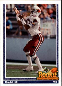 #632 Randal Hill - Phoenix Cardinals - 1991 Upper Deck Football