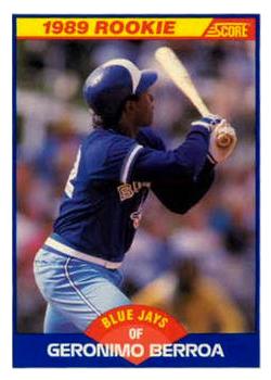 #632 Geronimo Berroa - Toronto Blue Jays - 1989 Score Baseball