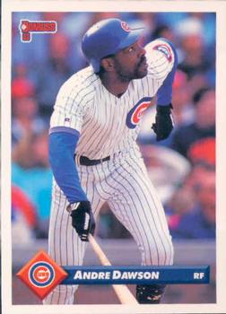 #632 Andre Dawson - Chicago Cubs - 1993 Donruss Baseball