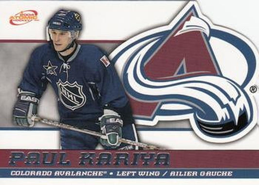 #12 Paul Kariya - Colorado Avalanche - 2003-04 Pacific McDonald's Hockey