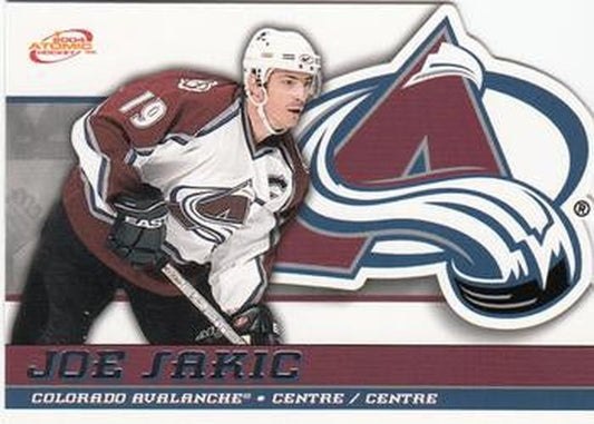 #13 Joe Sakic - Colorado Avalanche - 2003-04 Pacific McDonald's Hockey