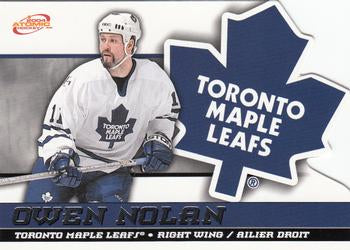 #48 Owen Nolan - Toronto Maple Leafs - 2003-04 Pacific McDonald's Hockey