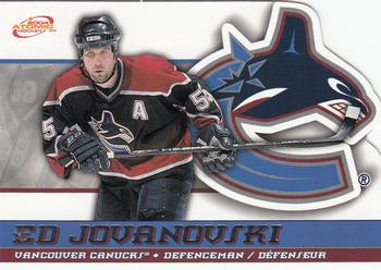 #52 Ed Jovanovski - Vancouver Canucks - 2003-04 Pacific McDonald's Hockey