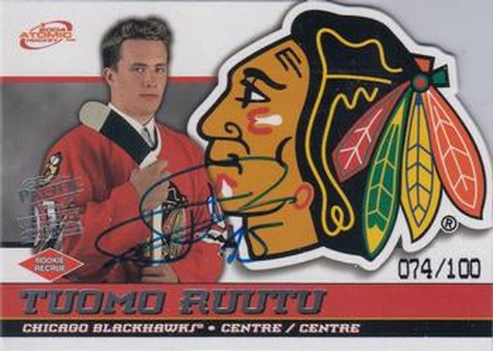 #57 Tuomo Ruutu - Chicago BlackHawks - 2003-04 Pacific McDonald's Hockey