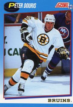 #633 Peter Douris - Boston Bruins - 1991-92 Score Canadian Bilingual Hockey
