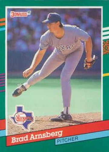 #633 Brad Arnsberg - Texas Rangers - 1991 Donruss Baseball