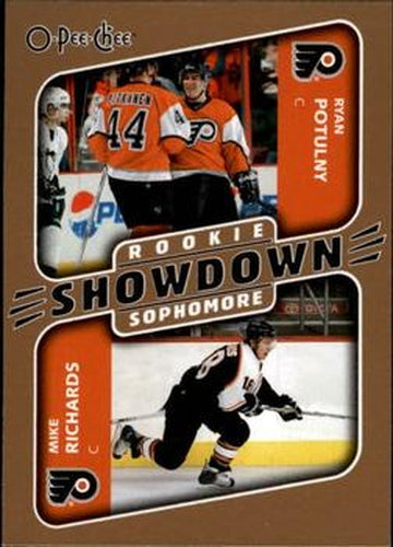 #633 Mike Richards / Ryan Potulny - Philadelphia Flyers - 2006-07 O-Pee-Chee Hockey