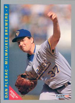 #633 Dan Plesac - Chicago Cubs - 1993 Fleer Baseball