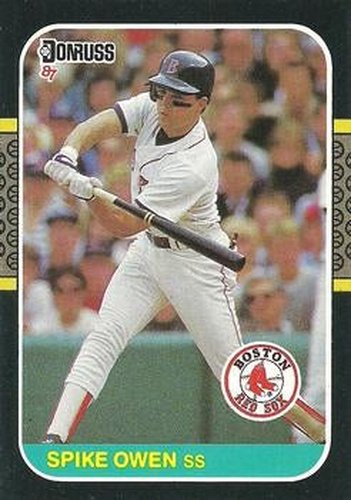 #633 Spike Owen - Boston Red Sox - 1987 Donruss Baseball