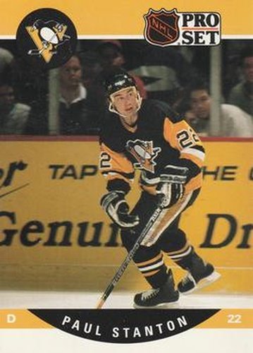 #633 Paul Stanton - Pittsburgh Penguins - 1990-91 Pro Set Hockey