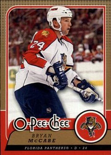#633 Bryan McCabe - Florida Panthers - 2008-09 O-Pee-Chee Hockey