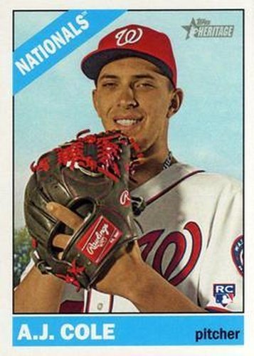 #633 A.J. Cole - Washington Nationals - 2015 Topps Heritage Baseball