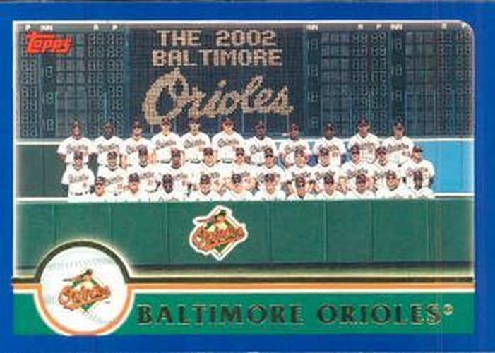 #633 Baltimore Orioles - Baltimore Orioles - 2003 Topps Baseball
