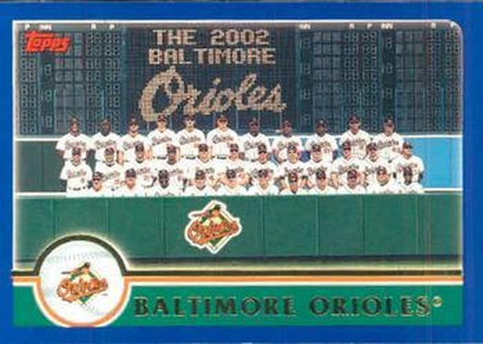 #633 Baltimore Orioles - Baltimore Orioles - 2003 Topps Baseball