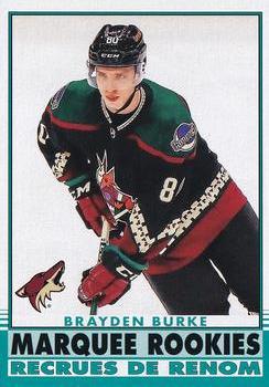 #633 Brayden Burke - Arizona Coyotes - 2020-21 O-Pee-Chee Update Retro Hockey
