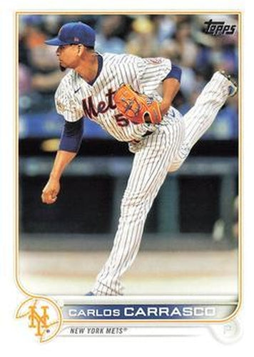 #633 Carlos Carrasco - New York Mets - 2022 Topps Baseball