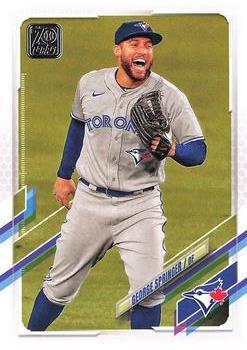 #633 George Springer - Toronto Blue Jays - 2021 Topps Baseball