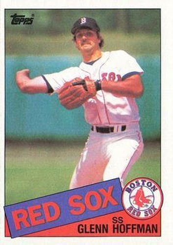 #633 Glenn Hoffman - Boston Red Sox - 1985 Topps Baseball