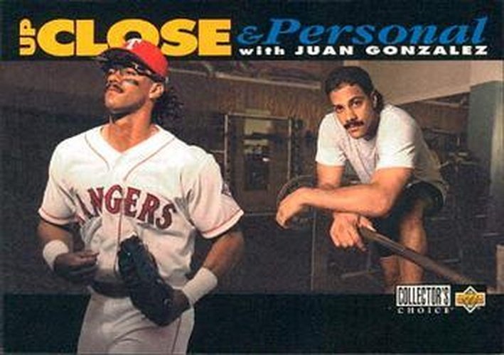 #633 Juan Gonzalez - Texas Rangers - 1994 Collector's Choice Baseball