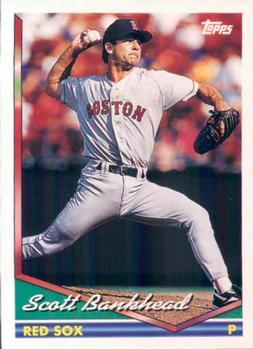 #633 Scott Bankhead - Boston Red Sox - 1994 Topps Baseball