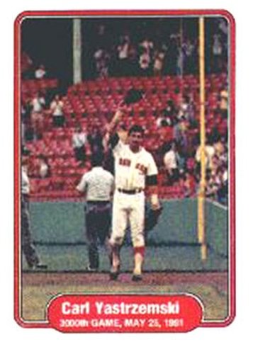 #633 Carl Yastrzemski - Boston Red Sox - 1982 Fleer Baseball