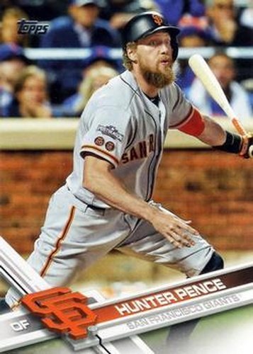 #633a Hunter Pence - San Francisco Giants - 2017 Topps Baseball