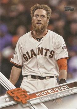 #633b Hunter Pence - San Francisco Giants - 2017 Topps Baseball
