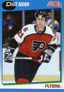 #634 Dave Brown - Philadelphia Flyers - 1991-92 Score Canadian Hockey