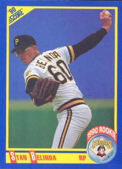 #634 Stan Belinda - Pittsburgh Pirates - 1990 Score Baseball