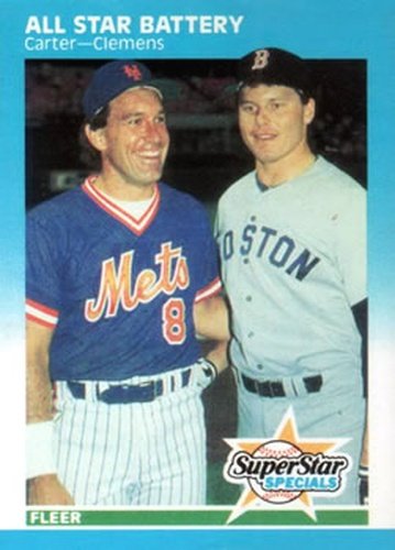 #634 Gary Carter / Roger Clemens - New York Mets / Boston Red Sox - 1987 Fleer Baseball
