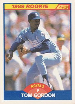 #634 Tom Gordon - Kansas City Royals - 1989 Score Baseball