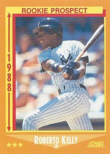 #634 Roberto Kelly - New York Yankees - 1988 Score Baseball